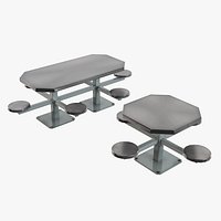 Prison Cafeteria Table 1