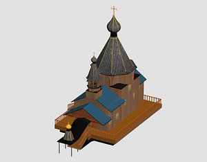 3D model orthodox russian church