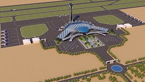 Airport - 2021 - 01 3D model