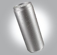 Energetic Beverage Can With Water Droplets 473ml
