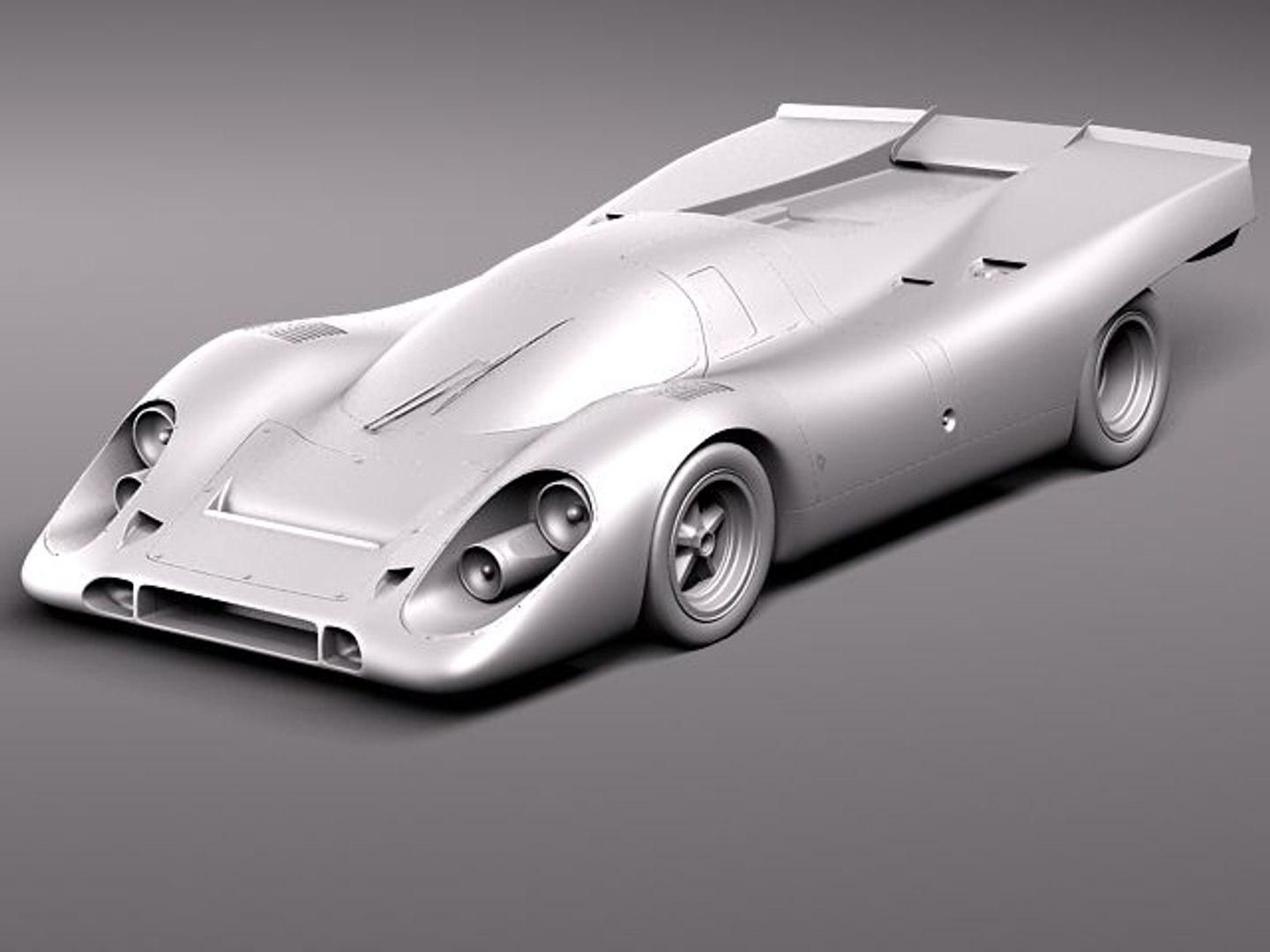 porsche 917k gulf le-mans c4d