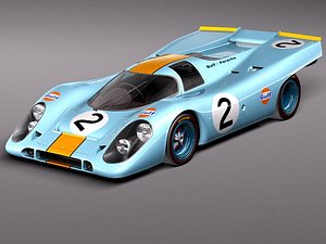 Porsche 917k GULF Le-Mans 24h
