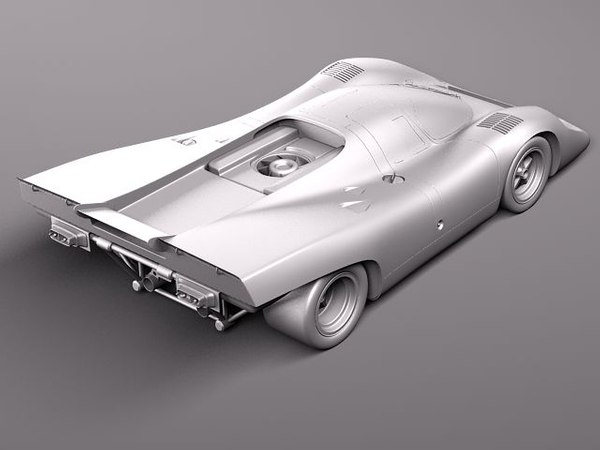 porsche 917k gulf le-mans c4d