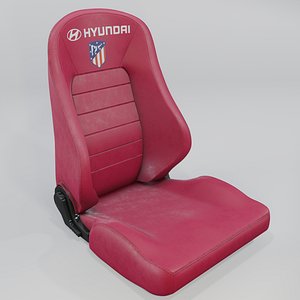 Atletico Madrid Football Stadium coaching Seat 3D model