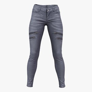 Front Zippers Jeans Trousers Remastered