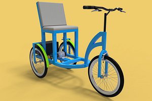 3D ELECTRIC TRICYCLE TRIKE 3 WHEEL BIKE BICYCLE FOR DISABLED EV