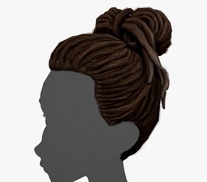 Male Hair Cards Style 8 - Dreadlocks 1