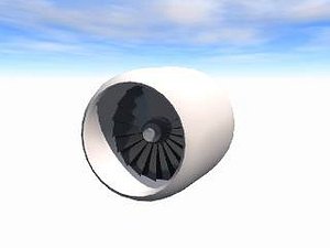 jet engine 3ds