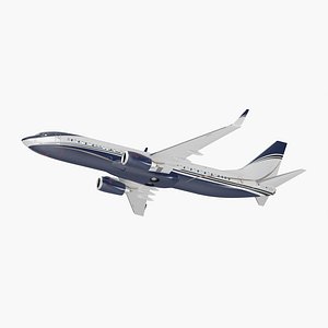3D boeing 737-800 interior generic model