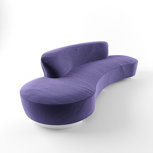 serpentine sofa 3d model