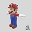 3D Super Mario Character Sparks of Hope