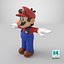 3D Super Mario Character Sparks of Hope