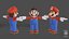 3D Super Mario Character Sparks of Hope