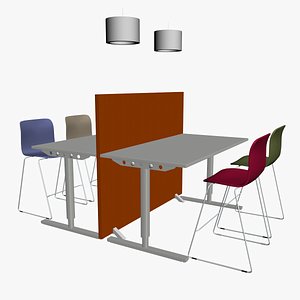 3D model WORK STATION 06