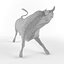Low Poly Bull Taurus Animal Lowpoly 2 Modelo 3D Low-poly