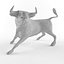 Low Poly Bull Taurus Animal Lowpoly 2 Modelo 3D Low-poly
