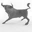 Low Poly Bull Taurus Animal Lowpoly 2 Modelo 3D Low-poly