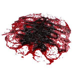 blood stain 5 3D model