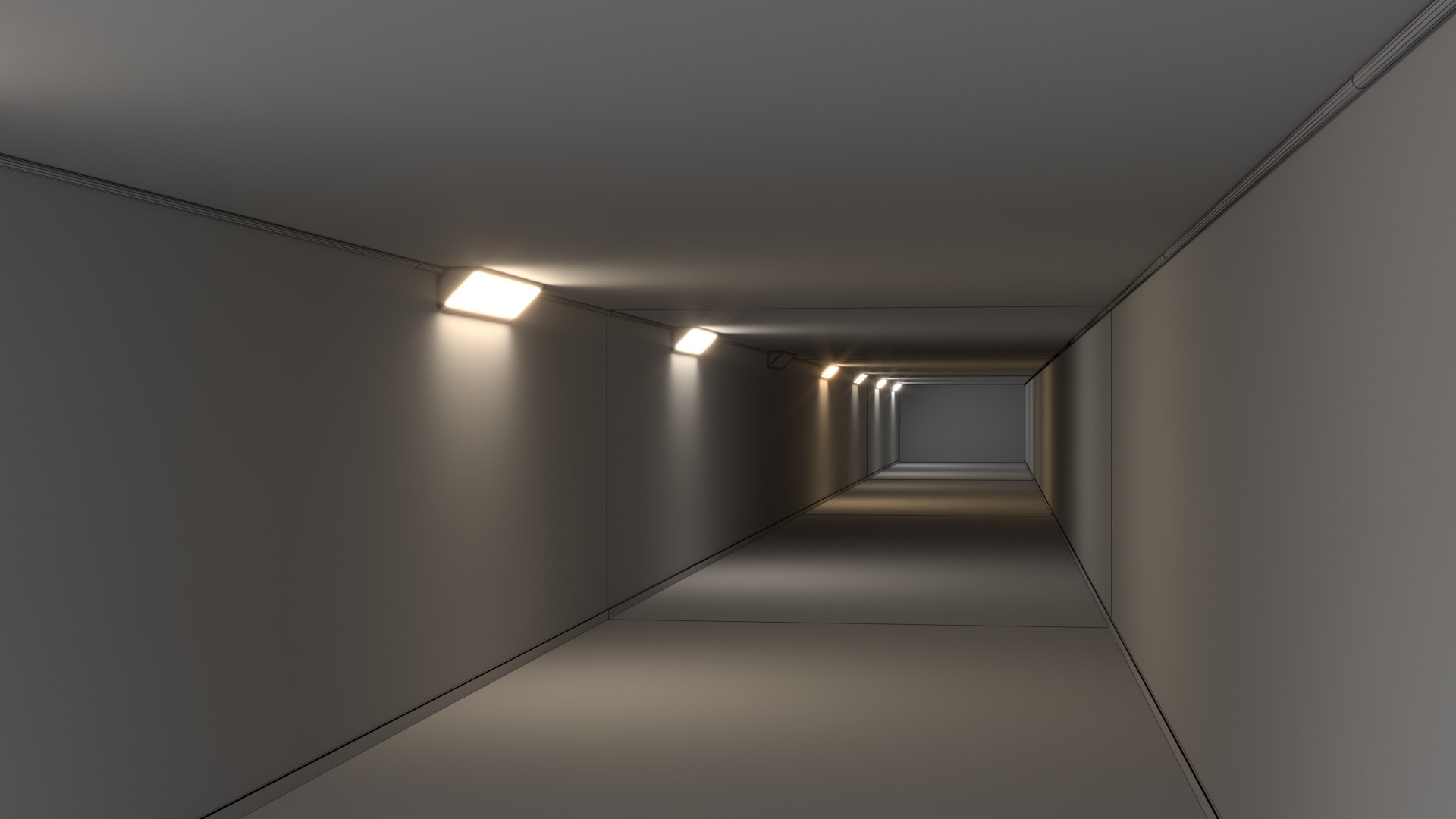 Underground Tunnel 03 3D Model - TurboSquid 1721772