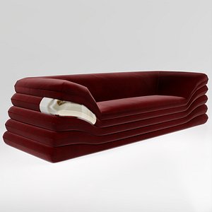 KISSEN 3-SEAT SOFA BY LIVIO BALLABIO
