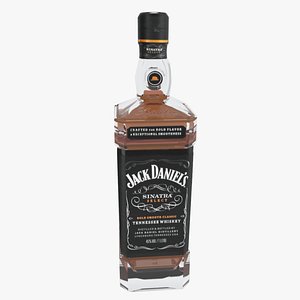 Jack Daniels whiskey sinatra 3D model