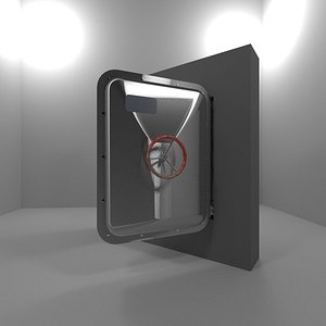 3d model bunker door