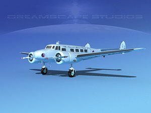 3d propellers lockheed l10 electra model