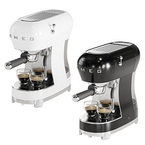 Kitchen appliance11-SMEG Espresso Manual Coffee Machine 3D