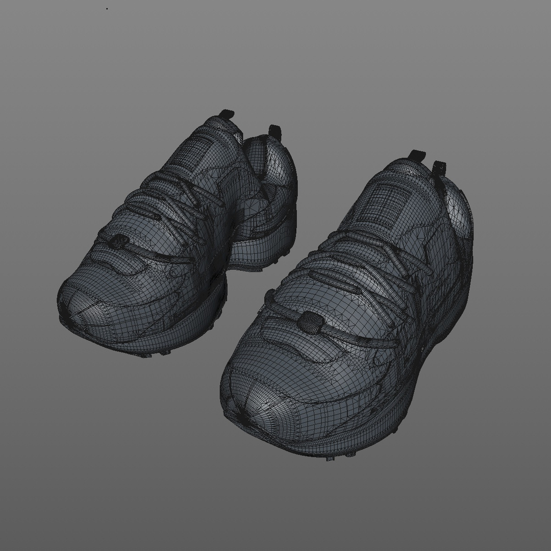 3D fila sports shoes model - TurboSquid 1380041
