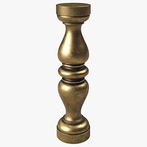 Bronze Finished Round Baluster