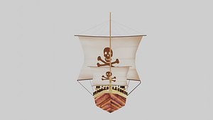 Low Poly Pirate Ship