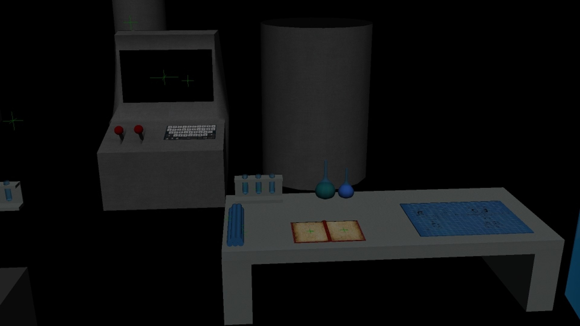 3d Model Of Lab Equipment Package