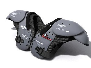 football pads 3d model
