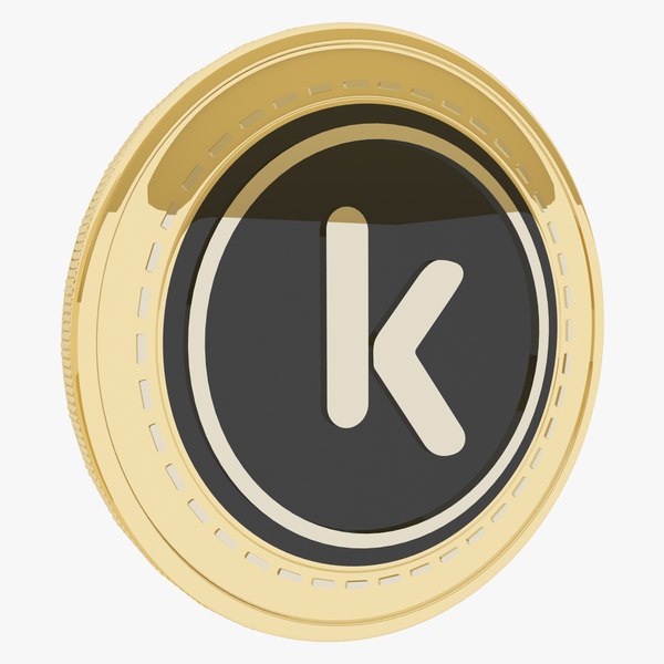 3D model Kcash Cryptocurrency Gold Coin