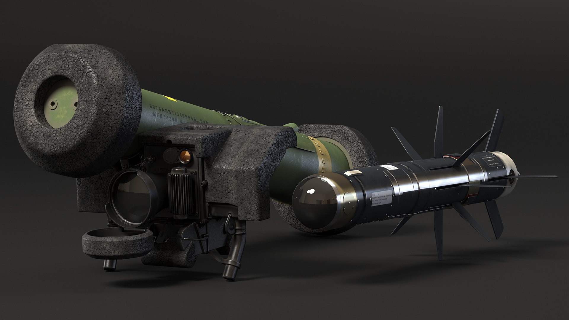 3d anti tank missile fgm-148 model https://p.turbosquid.com/ts-thumb/TE/gdq7Wp/zA/anti_tank_missile_fgm_148_javelin_set_009/jpg/1678374553/1920x1080/fit_q87/1b3445a17b83a661d929086162c87b3e06a86d11/anti_tank_missile_fgm_148_javelin_set_009.jpg