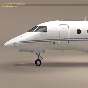 embraer legacy 500 generic 3ds