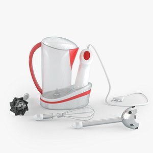 3D mixer batidora model