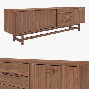 3D model Williams Media Console by Joybird