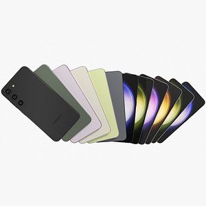Samsung Galaxy S23 All Colors 3D model