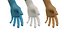 gloved medical hand