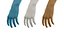 gloved medical hand