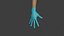 gloved medical hand