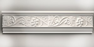 WALL BAGUETTE PLINTH DECOR FOR CNC ROUTER 3D model