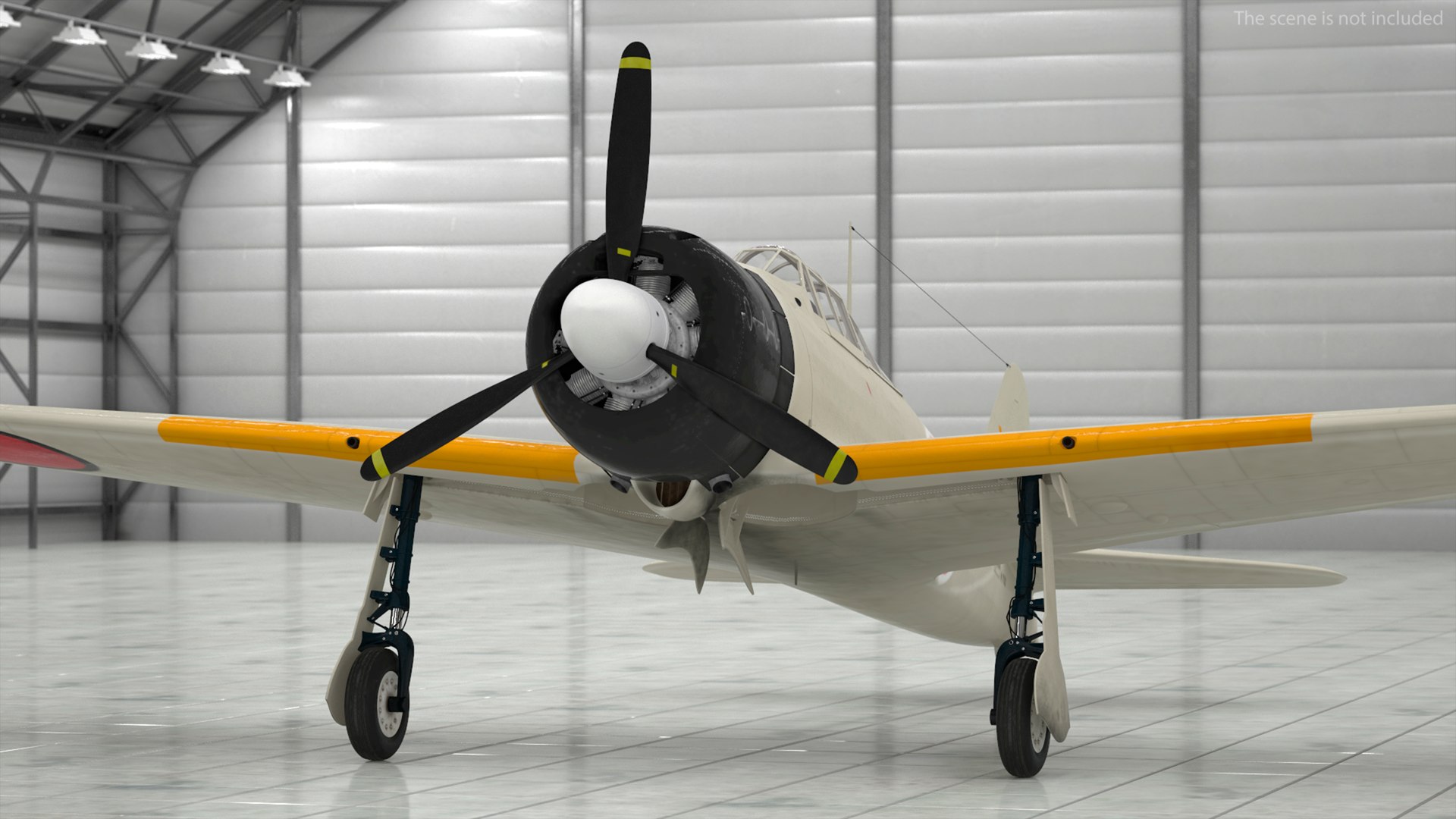 Mitsubishi A6M Zero Zeke Rigged Model - TurboSquid 2292335