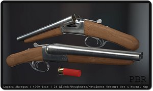 Sawed Off Shotgun (Lupara) & 12 Gauge Shell