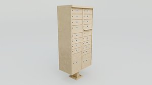 Apartment Mail Box 3D