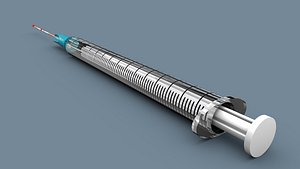 Contaminated Syringe 3D model