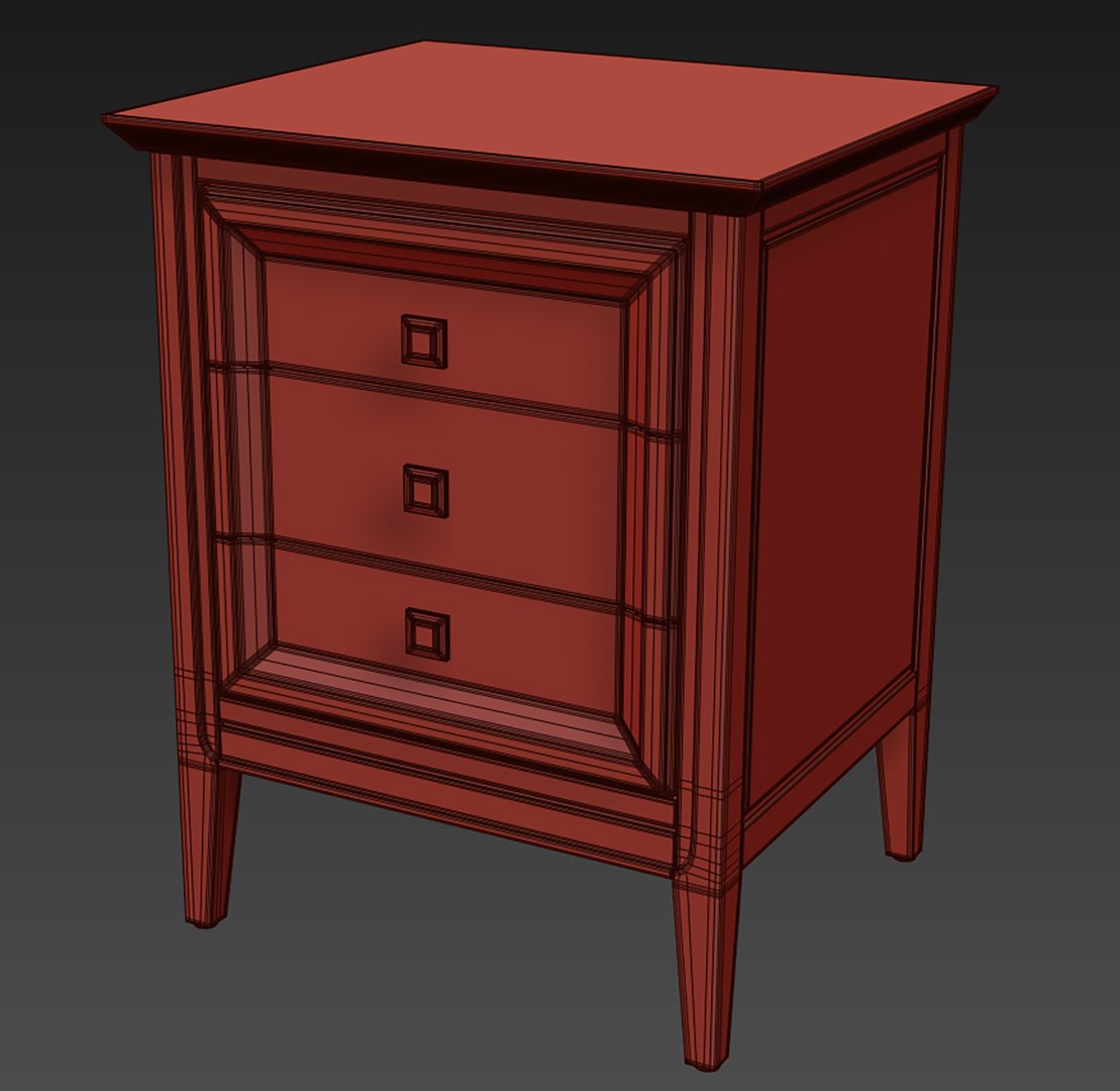 Sideboard And Bedside Table Tesoro Aletan 3D Model - TurboSquid 2096220