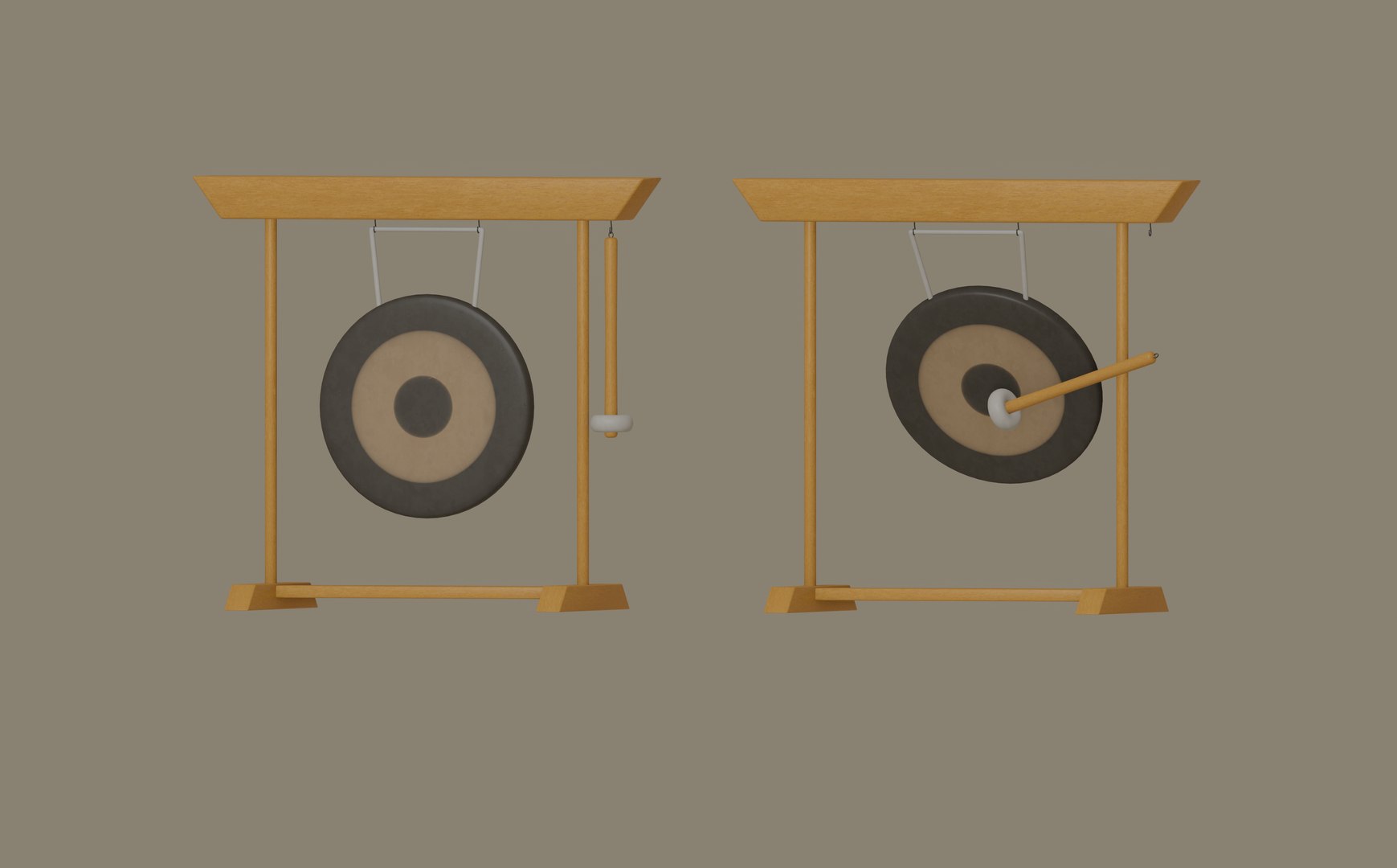 Gong Model - TurboSquid 1757333