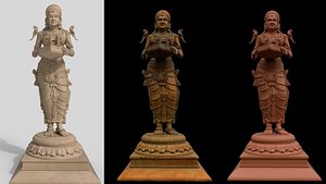 3D paavai oil lamp